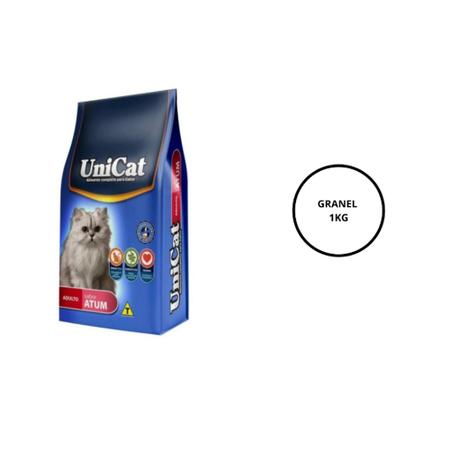 Imagem de Ração Unicat para gatos adultos sabor Atum 1kg (Ração no Granel)