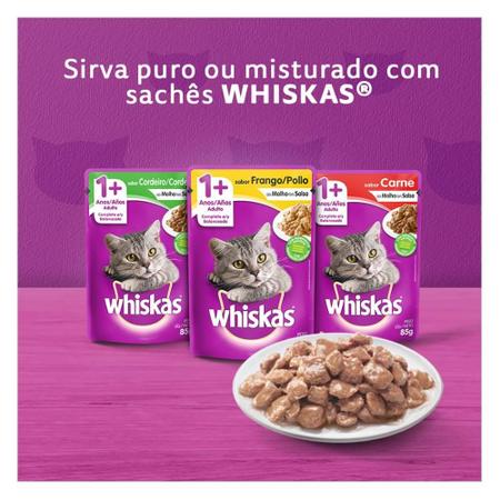 Imagem de Ração Whiskas Frango para Gatos Adultos - 10,1 Kg