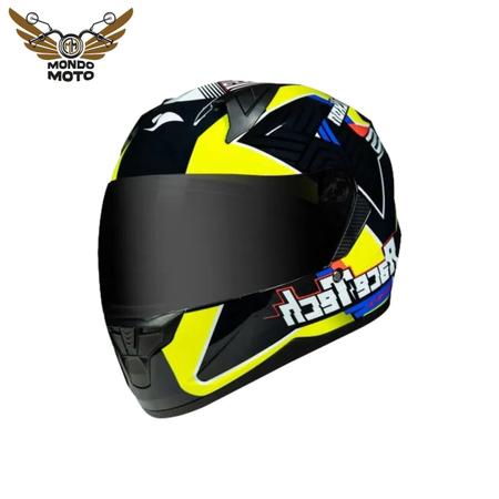 Imagem de Race tech capacete sector voltkon blk/yellow 58/m