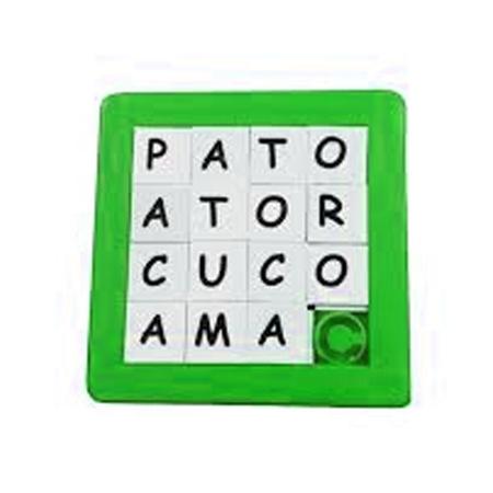 Imagem de Racha cuca brinquedo jogo quebra cabeça letras infantil