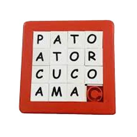 Racha cuca brinquedo jogo quebra cabeça letras infantil - MINI