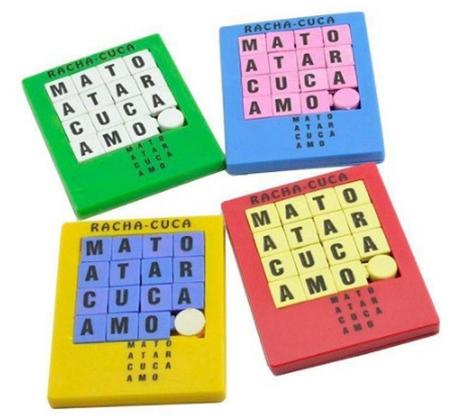 Racha cuca brinquedo jogo quebra cabeça letras infantil - MINI TOYS - Quebra  Cabeça - Magazine Luiza