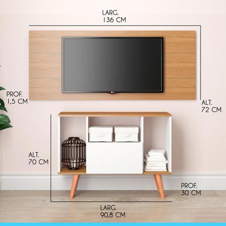 Móvel de Tv com 100cm - Disponível em 5 cores