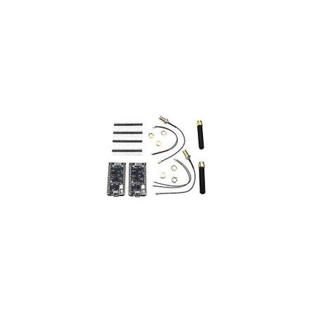 Imagem de Racks de computador monta 2 pcs esp32 sx1276 lora 868 mhz bluetooth wi-fi lora intercom antena placa de desenvolvimento