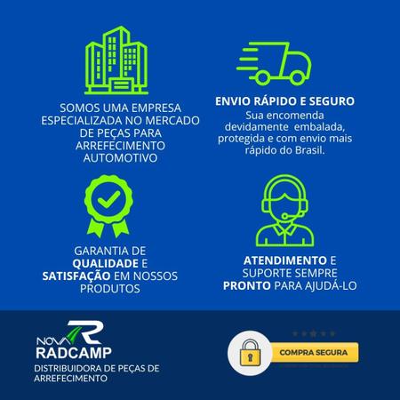 Imagem de Radiador Jeep Renegade 1.8 2015 2016 2017 2019 Com Ar Flex