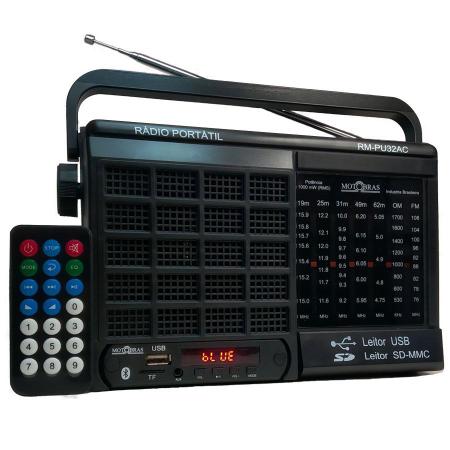 Imagem de Rádio 7 Faixas / Bluetooth/ Cartão micro SD/ USB e Controle Remoto/Motobras