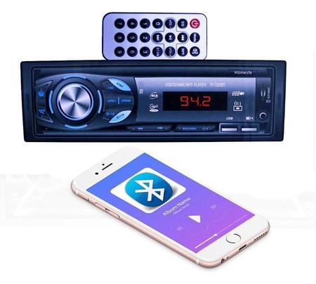 Imagem de Rádio Automotivo Honesty 7202 Usb Sd Mp3 Player Bluetooth Nf