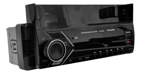 Imagem de Rádio Bluetooth Automotivo Aparelho De Som carro Suporte Celular Mp3