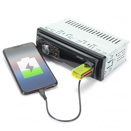 Imagem de Rádio Com Tela 1 Din Volvo C30 2006 2007 2008 2009 Bluetooth USB Atende Sincroniza Ligação Celular