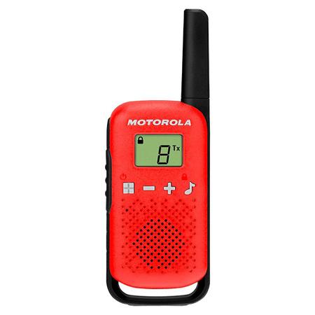 Imagem de Rádio Comunicador Motorola Talkabout  T110BR, 26 Canais, 25KM, Vermelho - 71669