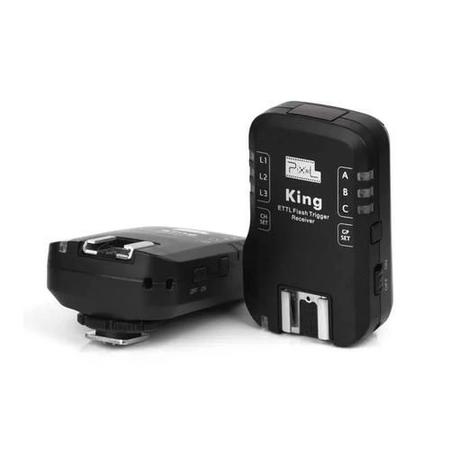 Imagem de Rádio Flash Pixel King Wireless E-TTL 2.4GHz para Canon