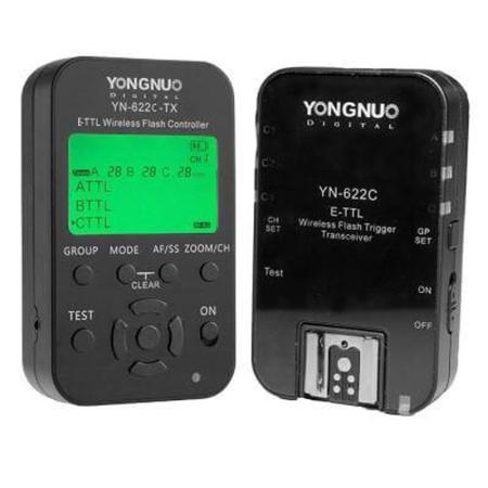 Imagem de Rádio Flash Yongnuo YN-622c-Kit TLL para Canon