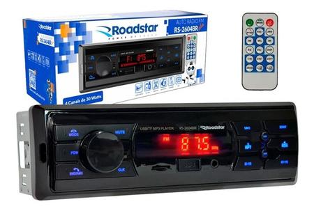 Imagem de Rádio MP3 Player Roadstar RS2604BR Bluetooth/USB/SD/FM/Auxiliar C/Controle