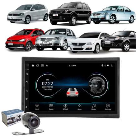 Imagem de Radio Multimídia Som MP5 Central FM Espelhamento Carplay Android GPS Polo Golf Fiesta Bora Ecosport