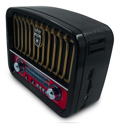 Imagem de Radio Portatil Bluetooh AM / FM Recarregavél  sd/aux/usb