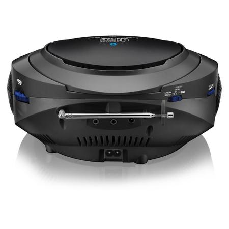 Imagem de Rádio portátil boombox bluetooth 6 em 1 preto - SP223 - Multilaser