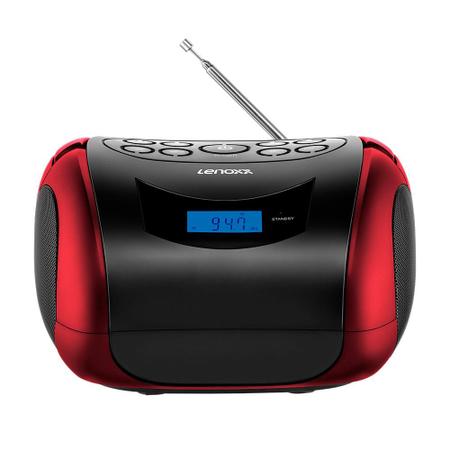 Imagem de Rádio Portátil Lenoxx BD-150 Boombox 4W de potência rms, Bluetooth, Display Digital, Rádio FM e Função MP3