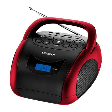 Imagem de Rádio Portátil Lenoxx BD-150 Boombox 4W de potência rms, Bluetooth, Display Digital, Rádio FM e Função MP3