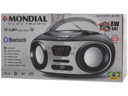 Imagem de Rádio Portátil Mondial CD Player MP3