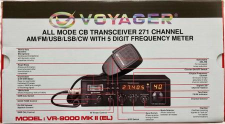 Imagem de Radio Px Amador Voyager Vr 9000 Mk II (Dama da Noite)
