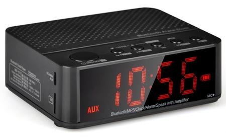 Imagem de Radio Relógio Despertador Digital Alarme Bluetooth Fm