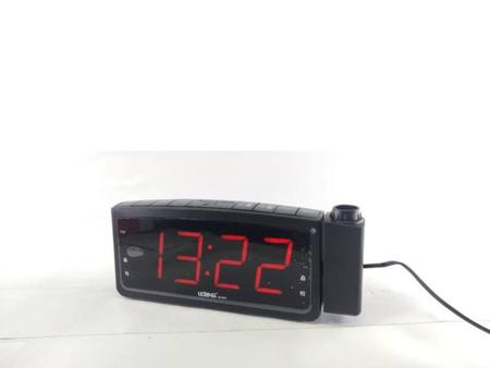 Imagem de Rádio Relógio Digital Despertador Horas Projetor Lelong 672