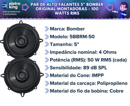 Imagem de Rádio Roadstar Rs2714br Bt + 2 Alto Falantes 5 Bomber