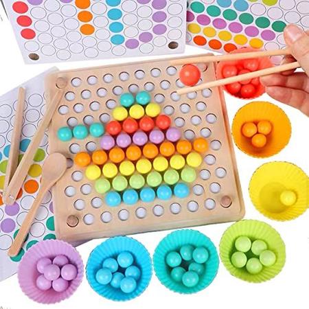 Rainbow TOYFROG Color Sorting Toys for Toddlers Math Counting