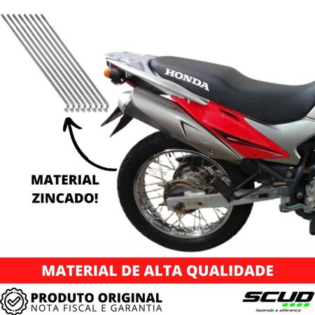 Imagem de Raio Scud Dianteiro Zincado Freio Disco Bros 150 Moto