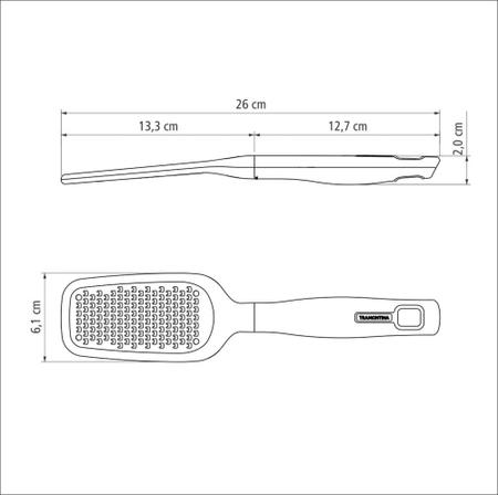 Imagem de Ralador Tramontina Verano com Lâmina em Aço Inox e Cabo de Polipropileno Vermelho