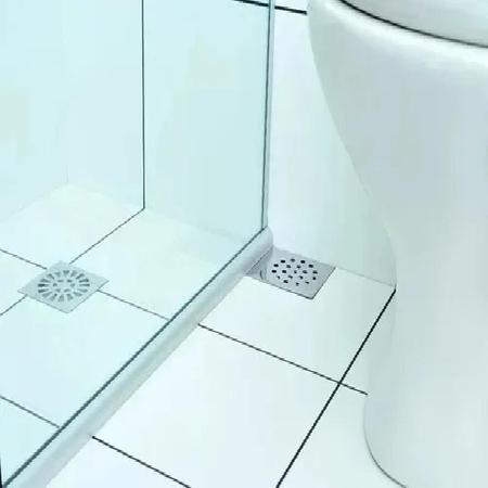 Imagem de Ralo De Passagem Inteligente P/ Box De Banheiro Inox Pratic cromado