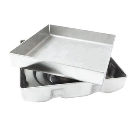 Imagem de Ralo Oculto Invisivel 15X15 Inox Discreto Anti Odor Cozinha Banheiro Lavanderia Varanda Lavabo Resistente