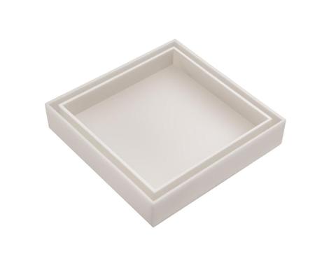Ralo Oculto Zero Branco 100mm - MMDISTRIBUIDORA Imagem de Ralo Oculto Zero Branco 100mm