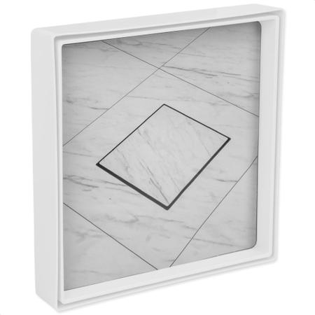 Imagem de Ralo Square Invisível Oculto Porcelanato Piso Inteligente Multiuso - Multicerto