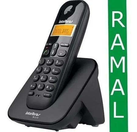 Imagem de Ramal Digital Telefone Intelbras Ts 3111 Sem Fio Preto