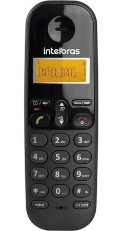 Imagem de Ramal Digital Telefone Intelbras Ts 3111 Sem Fio Preto