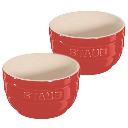 Imagem de Ramekin Cerâmica Staub Vermelho Cereja 2PÇS 250ML