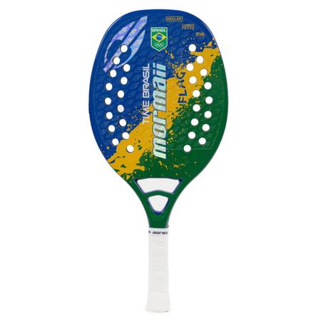 Imagem de Raquete Beach Tennis Mormaii Time Brasil Kevlar Carbono 3K