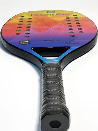 Imagem de Raquete Beach Tennis Super Soft Pro Color Fibra Carbono 18k