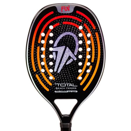 Imagem de Raquete de Beach Tennis Carbono Total Fun 2025 + Capa