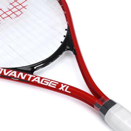 Imagem de Raquete de Tênis Wilson Advantage XL L3 - Preta e vermelha