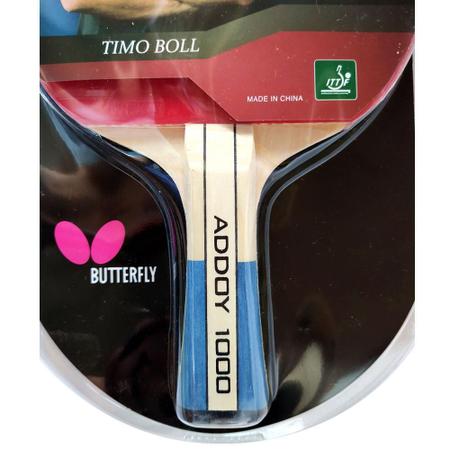 Imagem de Raquete Tenis De Mesa Clássica Butterfly Addoy 1000 Ittf