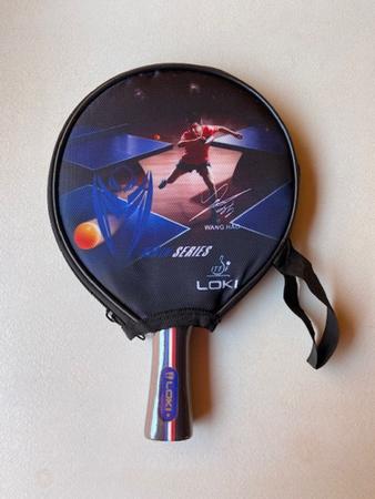 Imagem de Raquete Tênis De Mesa/Ping Pong Pro Loki Forte Spin Com Case
