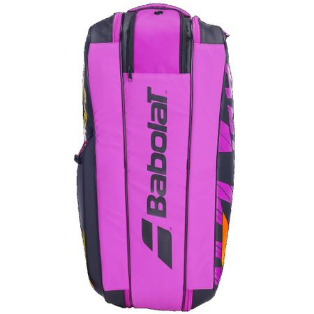 Raqueteira Babolat Pure Aero Rafa Rh X6 Preta E Roxa Raqueteira