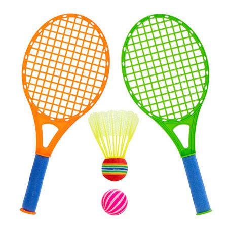 Imagem de Raquetes e Peteca Badminton Jogo Infantil Art Brink 