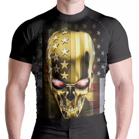 Imagem de Rash Guard American Skull MC Atlética Esportes