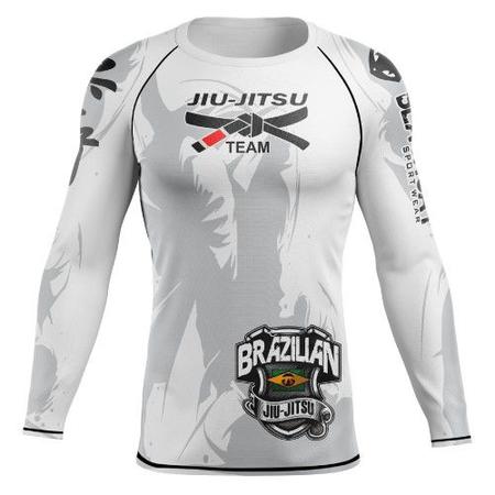 Rash Guard Luta Livre Jiu Jitsu Preta + Faixa Azul Xgear - Rash Guard -  Magazine Luiza