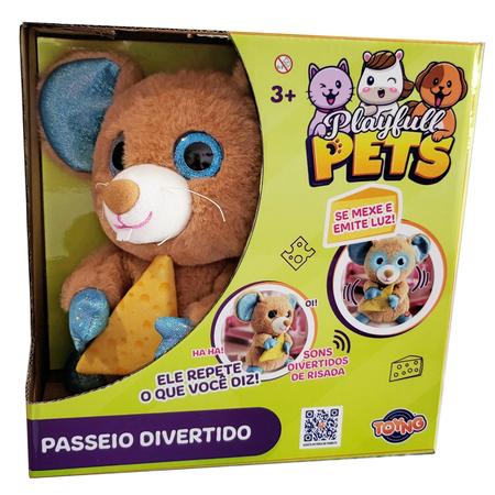 Animal de Pelúcia Falante, Brinquedo Falante Interativo de Pelúcia Curta  para Festival para Seus Filhos : : Brinquedos e Jogos