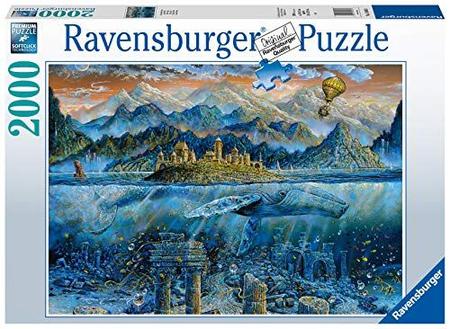 Imagem de Ravensburger 16464 Wisdom Whale 2000 Peça quebra-cabeça para adultos - Cada peça é única, tecnologia softclick significa que as peças se encaixam perfeitamente, azul