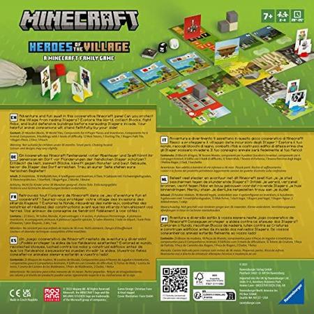 Ravensburger Minecraft Heroes of The Village Jogo de tabuleiro para  crianças de 6 anos de idade - 2 a 4 jogadores - Livros de Games - Magazine  Luiza